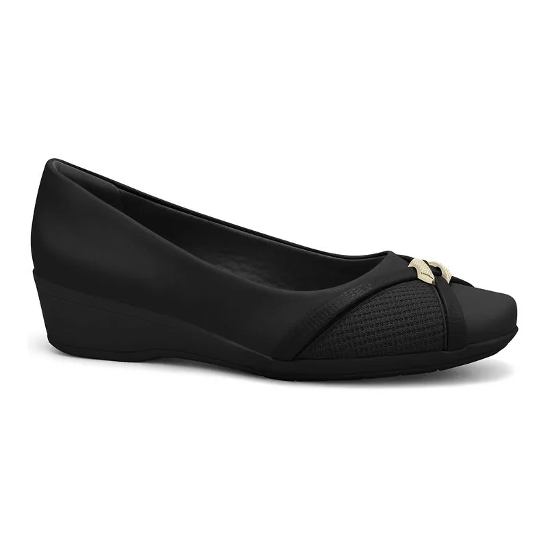 Sapatilha Ajuste Perfeito Preta Comfortflex 2694403-3 40
