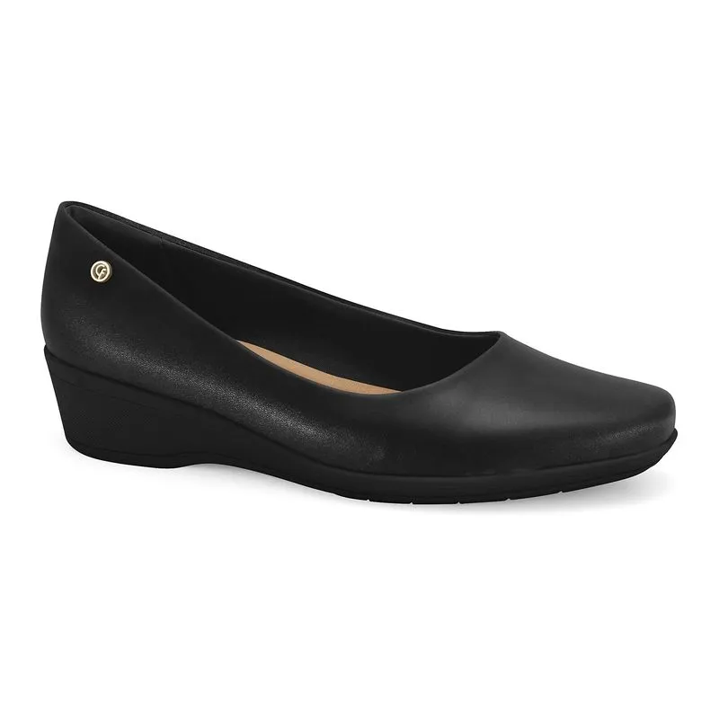 Sapatilha Anabela Preta Comfortflex 2694301-10 33