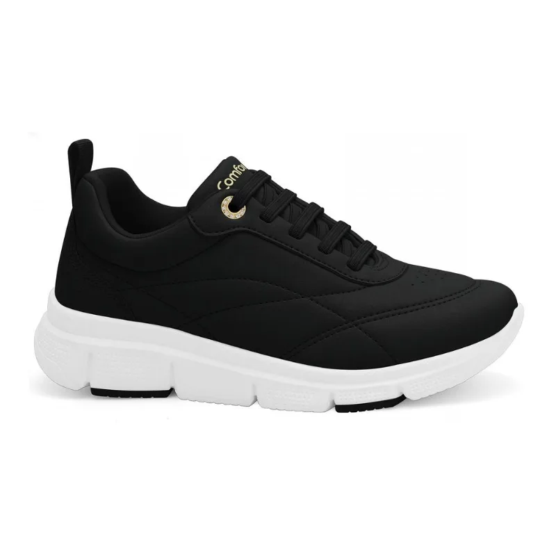 Tênis Super Leve Preto Comfortflex 2690401-3 33