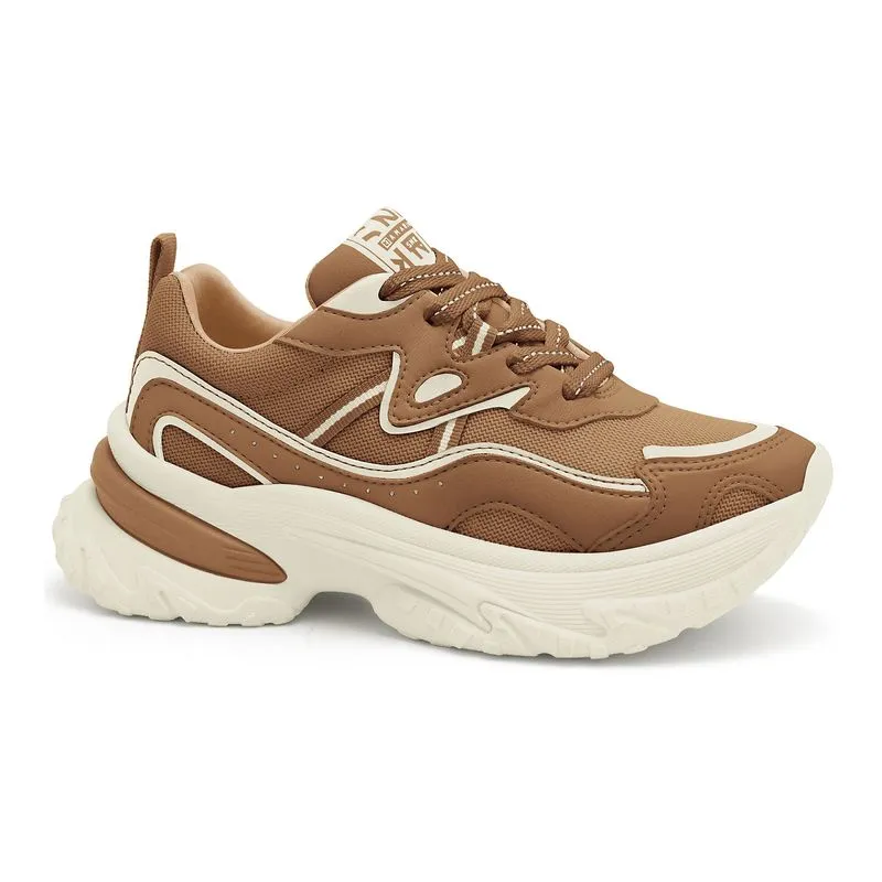 Tênis Casual Nozes/Coconut Ramarim 2671203-6 36