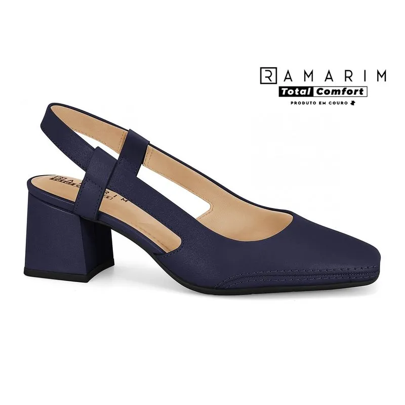 Slingback Total Comfort Blu Ramarim 2668234-2 33