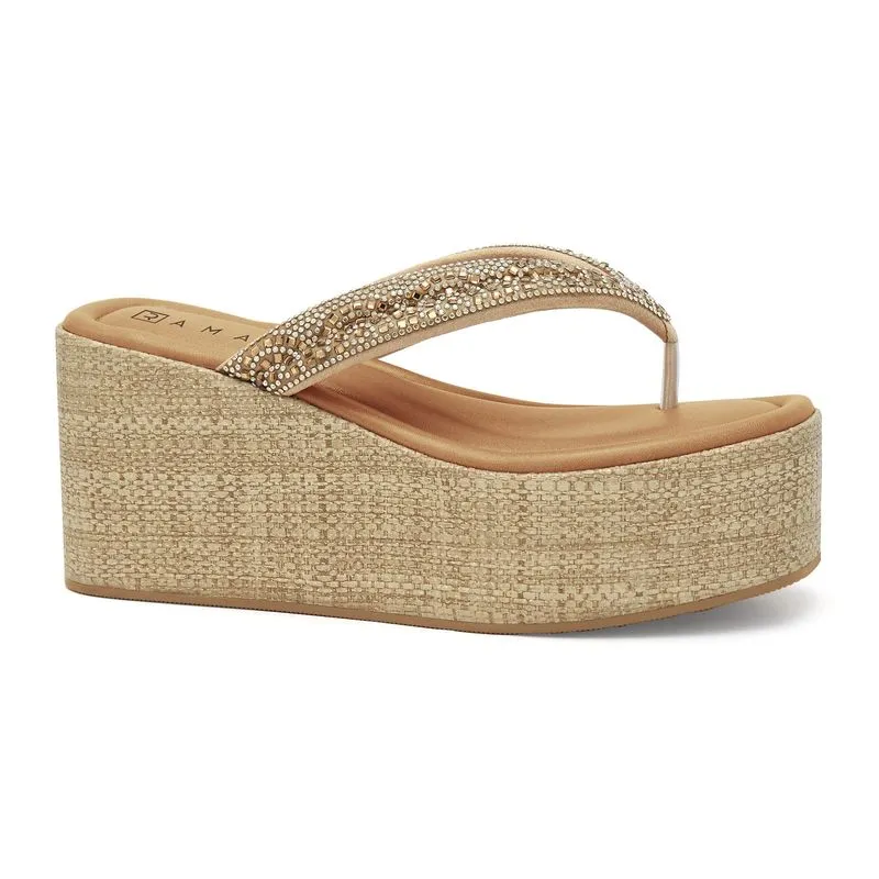 Chinelo Anabela Nat Ramarim 2636231-1 39