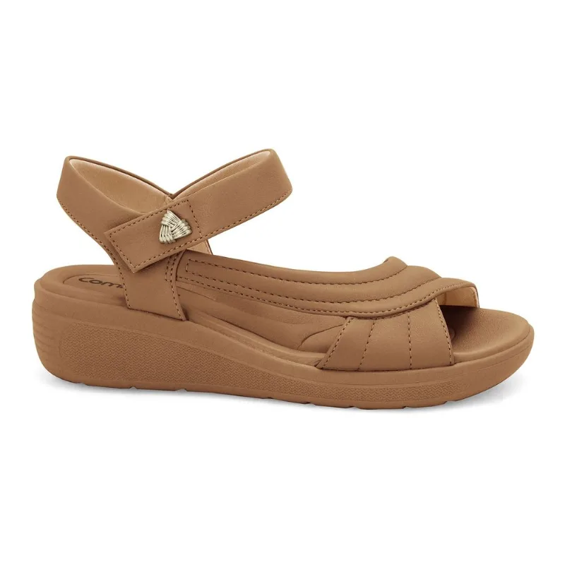 Sandália Ultramacio Nozes Comfortflex 2686407-2 34