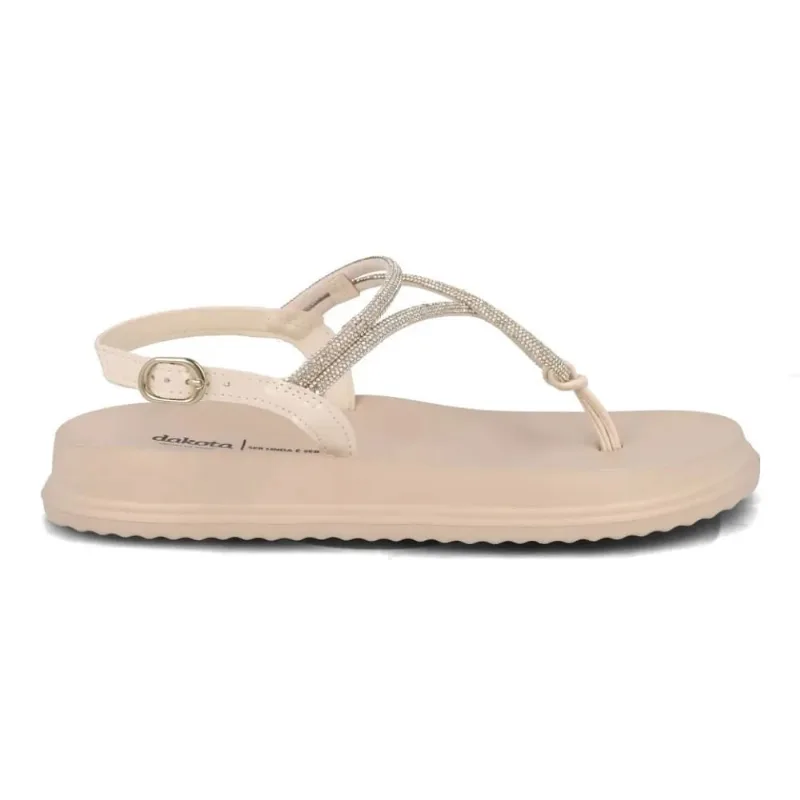Sandália Dakota Flatform Mirai Feminina Creme 39