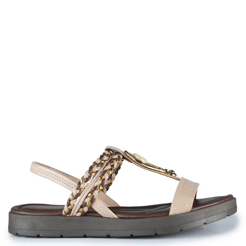 Sandália Flatform Dakota Feminina DB257 005 ATLANT CAPUCCINO 36