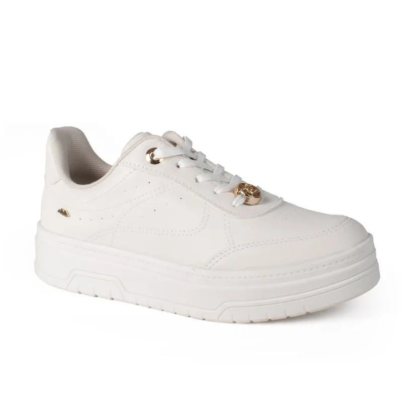 Tênis Dakota Casual Feminino Branco Sola Plataforma 35