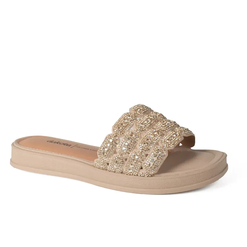 Slide Dakota Flatform Feminino Bege 35