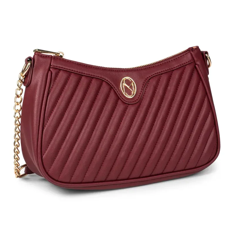 Bolsa Mississipi Transversal Vermelha U