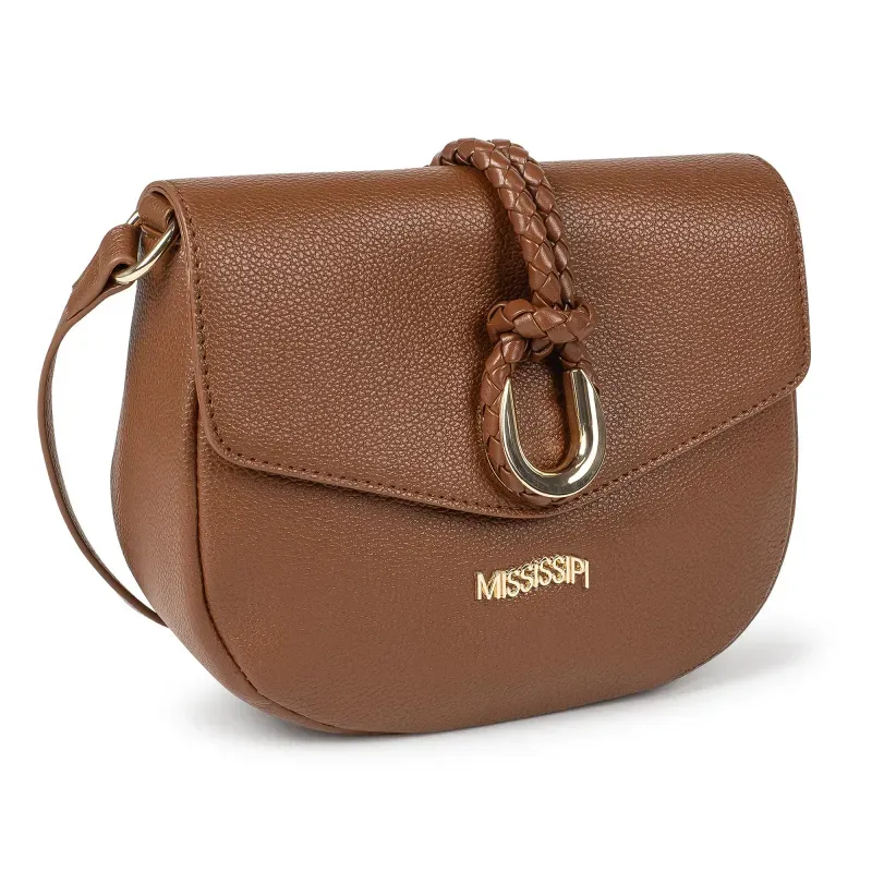 Bolsa Mississipi Transversal Caramelo U