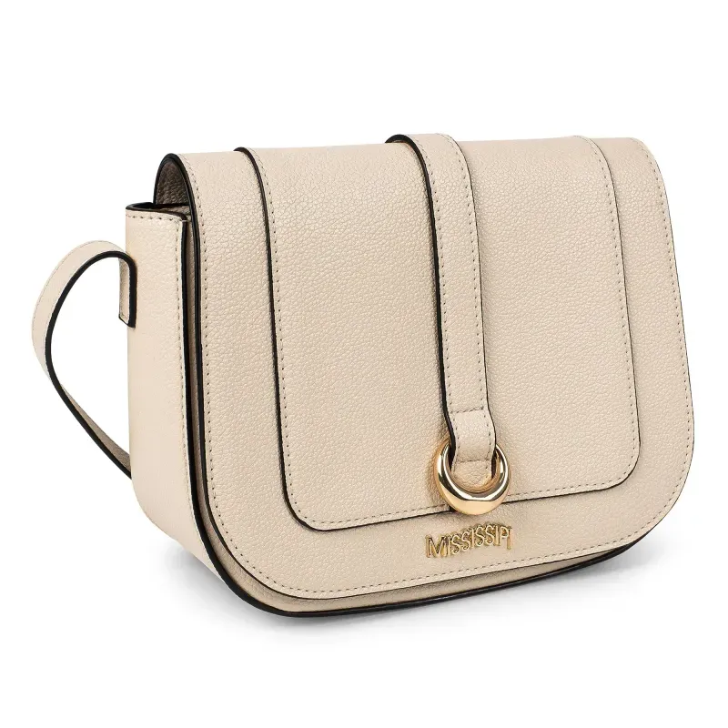 Bolsa Mississipi Transversal Bege U