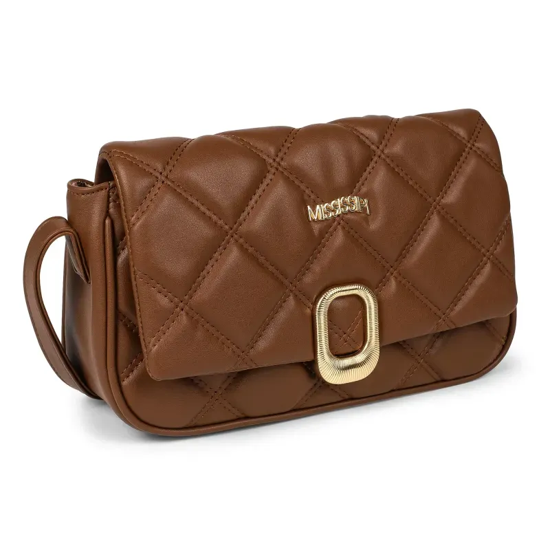 Bolsa Mississipi Transversal Caramelo U