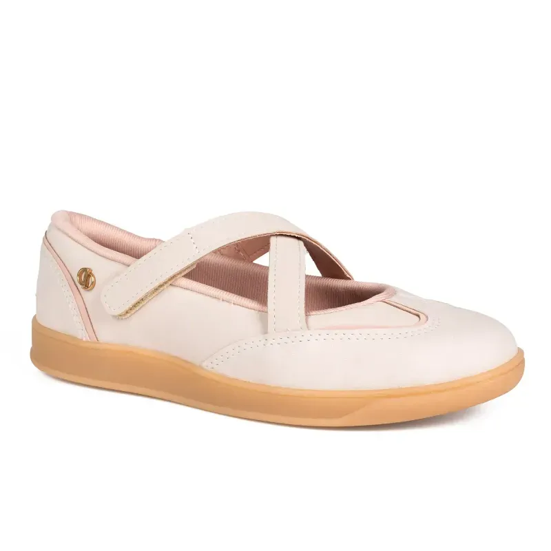 Sapatilha Esportiva Dakota Rosa com Fechamento Prático 35