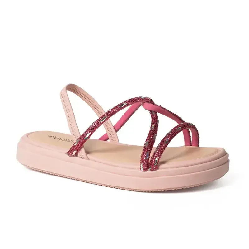 Sandália Mississipi Flatform Rosa 40