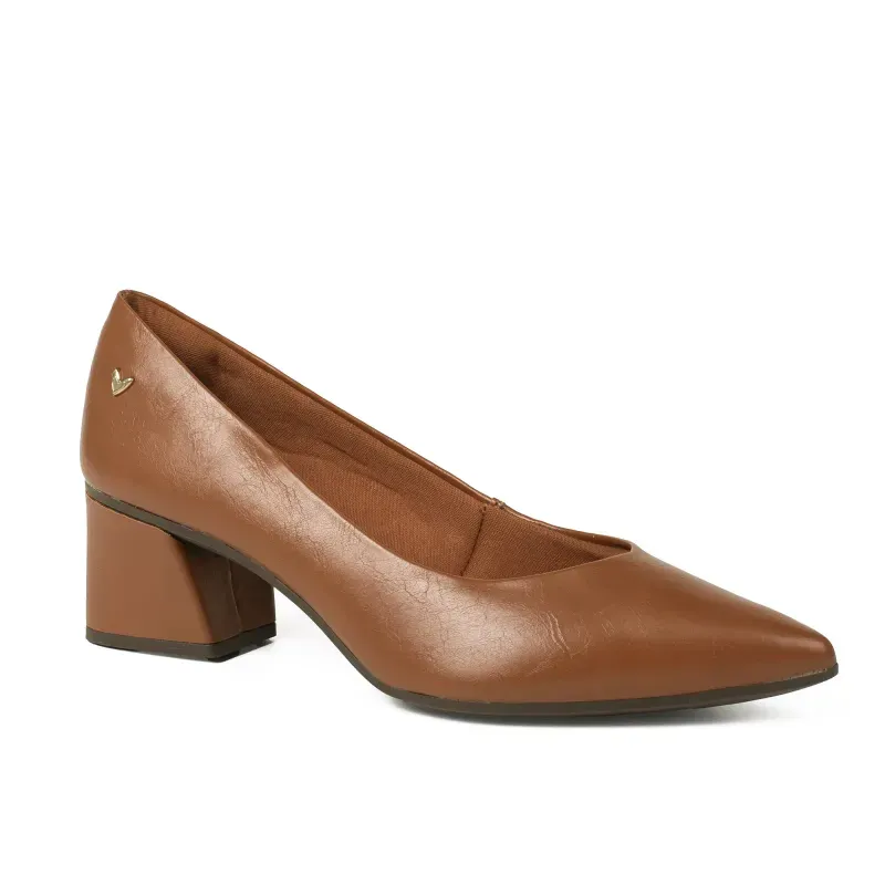 Scarpin Mississipi Salto Bloco Feminino Marrom 34