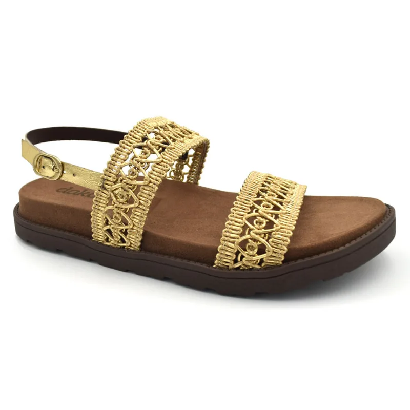 Papete Feminina Dakota Dourado DC032 35