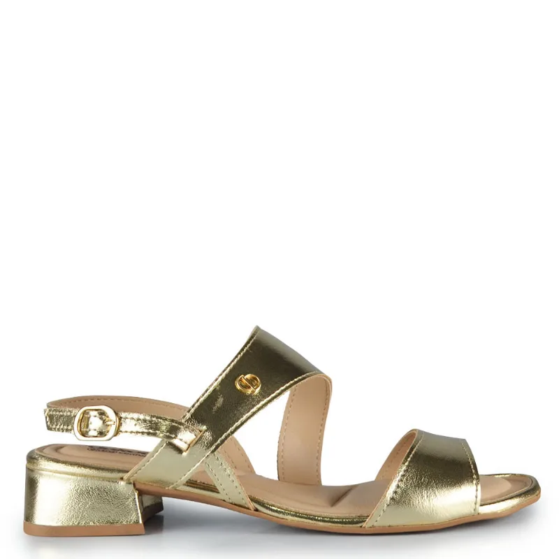 Sandália Salto Baixo Dakota Feminina DB793 06 NAMASTE CHAMPAGNE 36