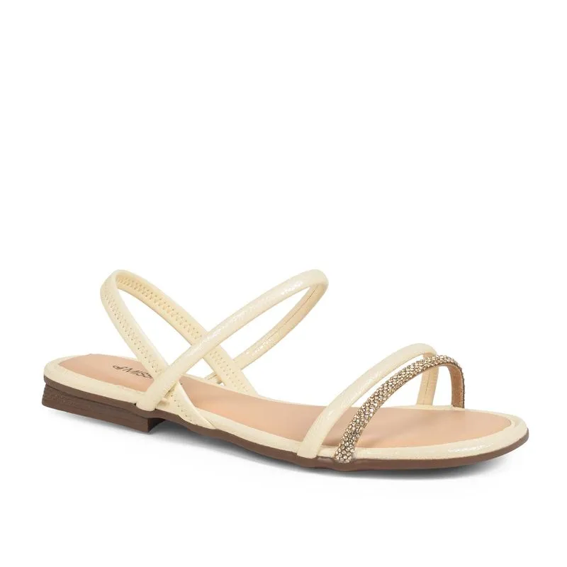 Sandália Rasteira Mississipi Feminina Amarelo 38