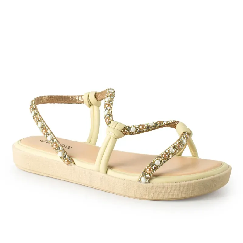 Sandália Mississipi Flatform Amarela 40