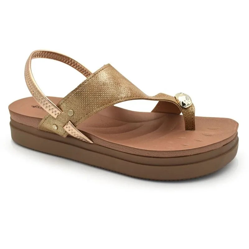 Papete Feminina Mississipi Dourado J1992 33