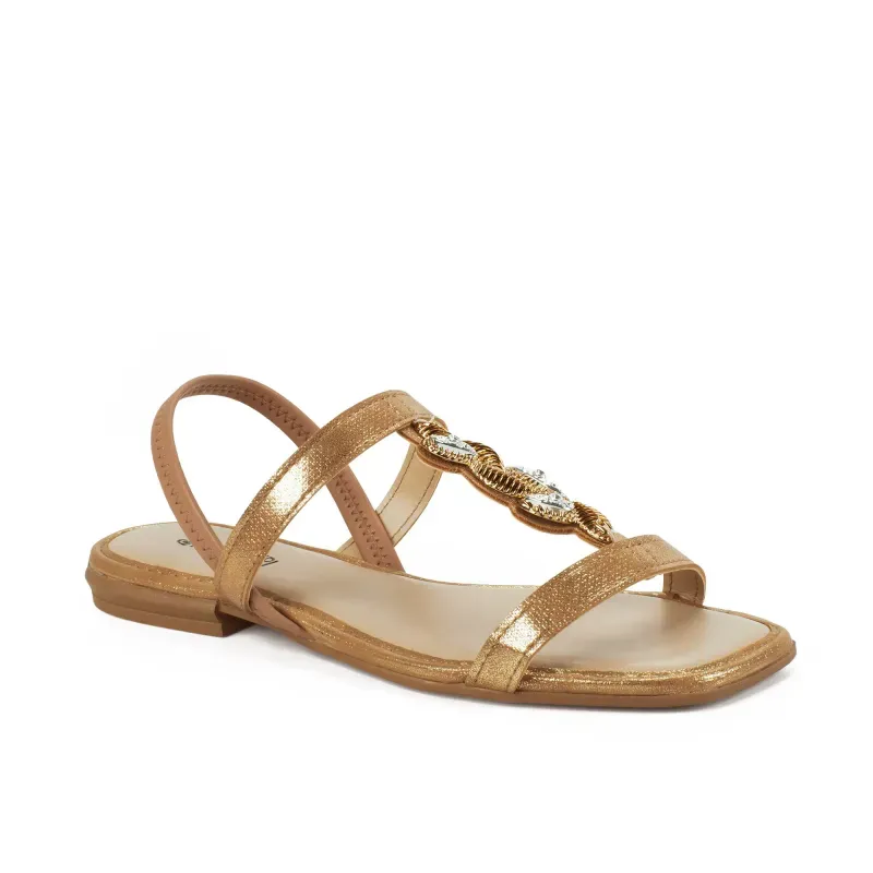 Sandália Mississipi Rasteira Feminina Caramelo 40