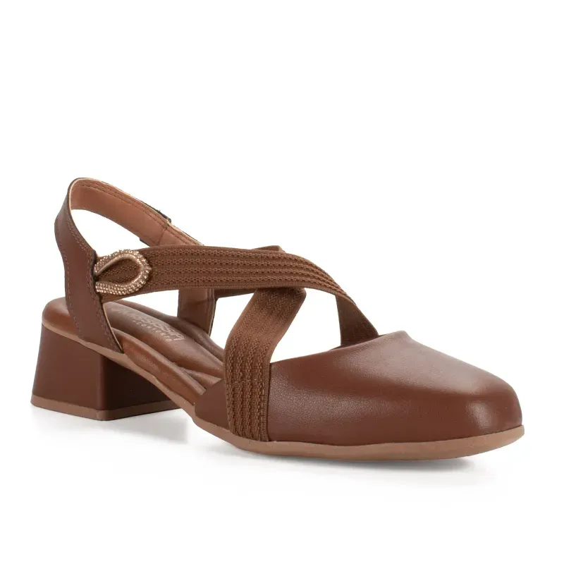 Sapato Mississipi Mary Jane Feminino Castanho 36