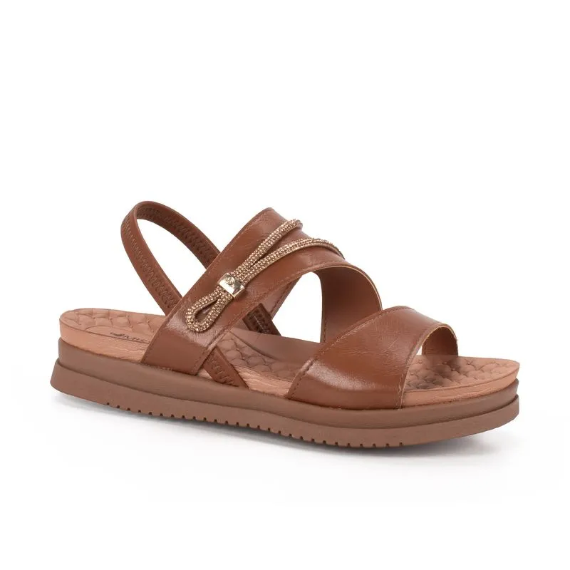 Sandália Mississipi Flatform Feminina Castanho 39