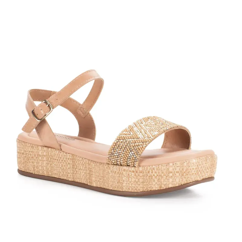 Sandália Mississipi Flatform Feminina Rosa 37