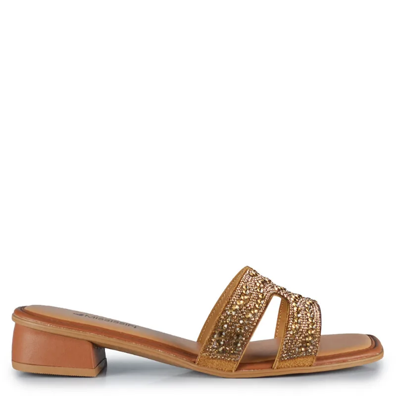 Tamanco Mississipi Feminino J2511 001 CABEDAL CARAMELO 36