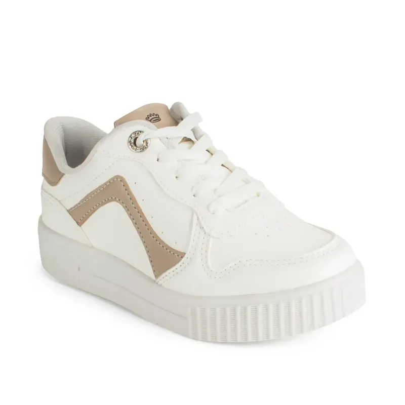 Tênis Pink Cats Casual Menina Branco 30