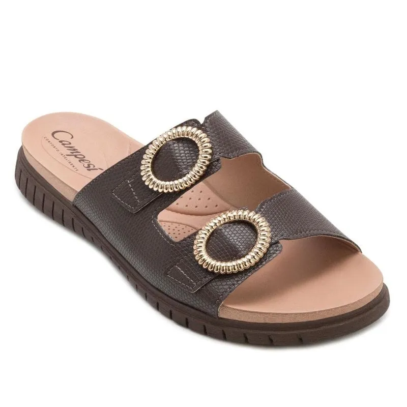 Chinelo Flatform Campesí MB CP26-CE811 42 / Marrom/Bege