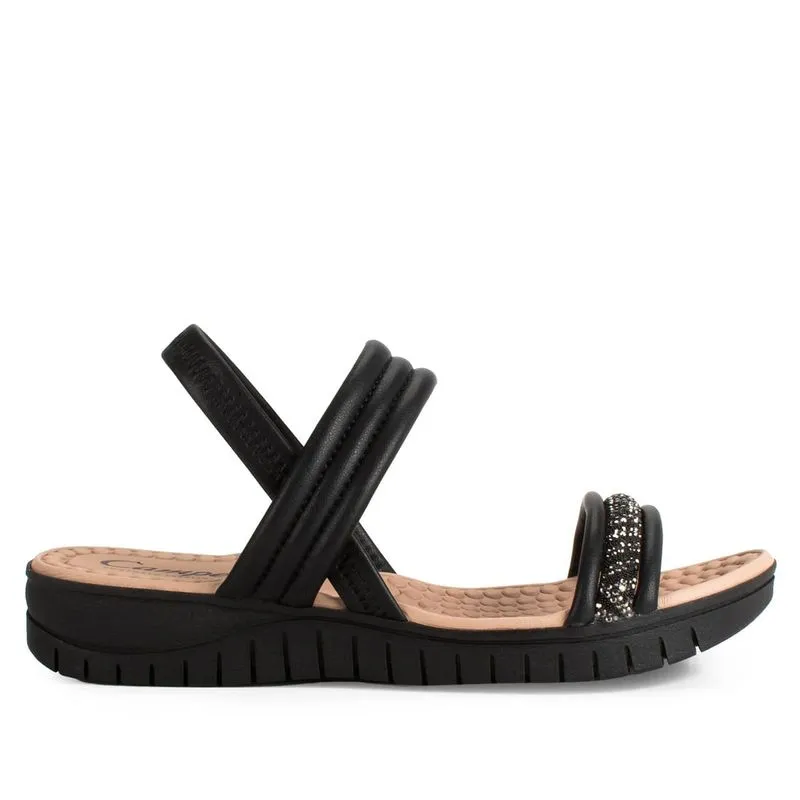 Sandália Feminina Campesi Flatform Eva Comfort Preto - 38