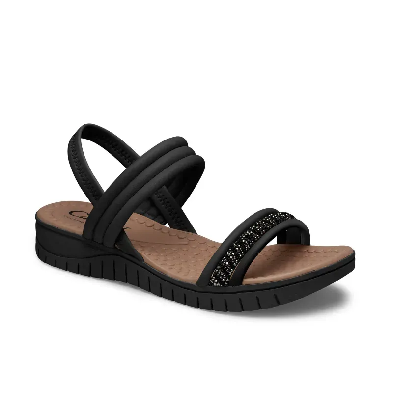 Sandália Campesi Flatform Feminina Preta 40