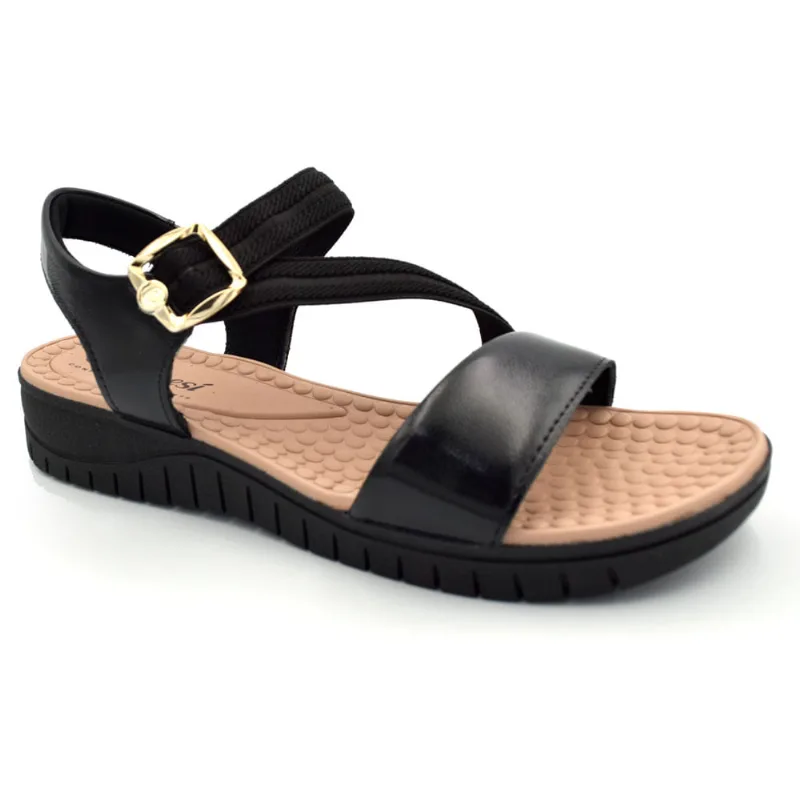 Papete Feminina Campesí Preto CE851 41