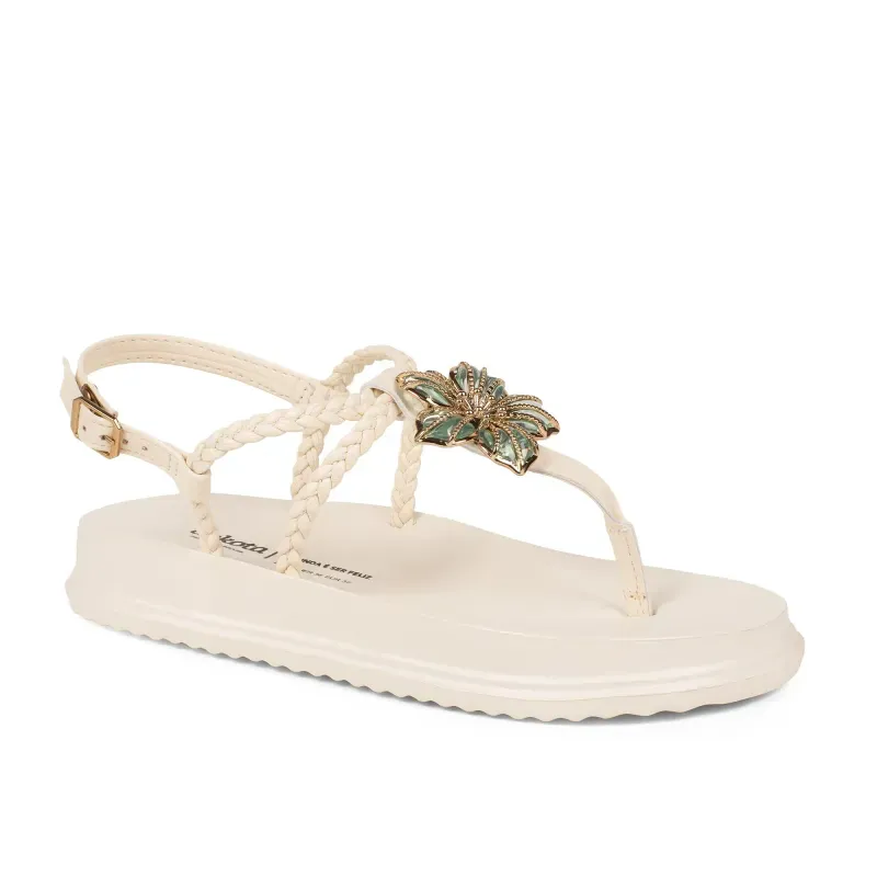 Sandália Dakota Flatform Feminina Bege 36