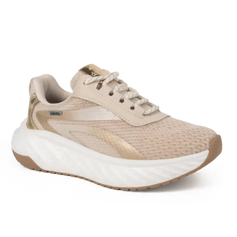 Tênis Dakota Jogging Feminino Bege 36