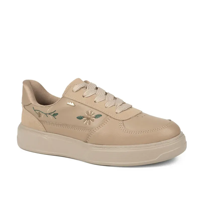 Tênis Dakota Urbano Feminino Bege Bordado 39