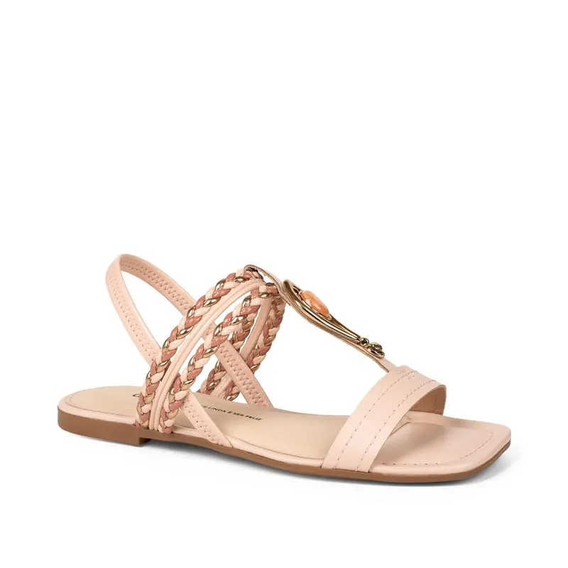Sandália Rasteira Dakota Feminina Rosa 40