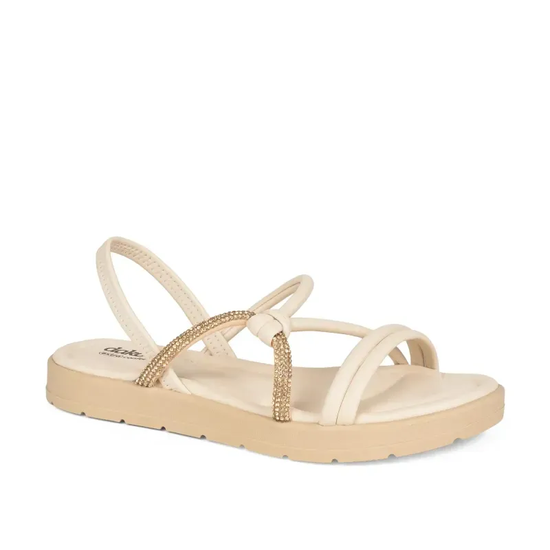 Sandália Dakota Flatform Feminina Bege 34