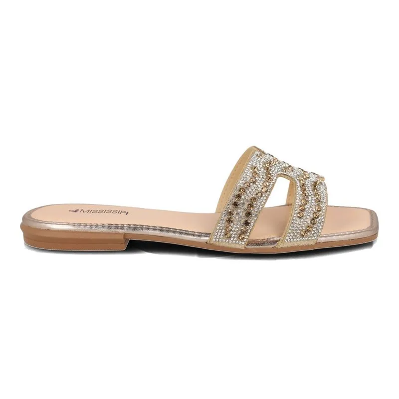Rasteira Mississipi Slide Feminino Mel 33