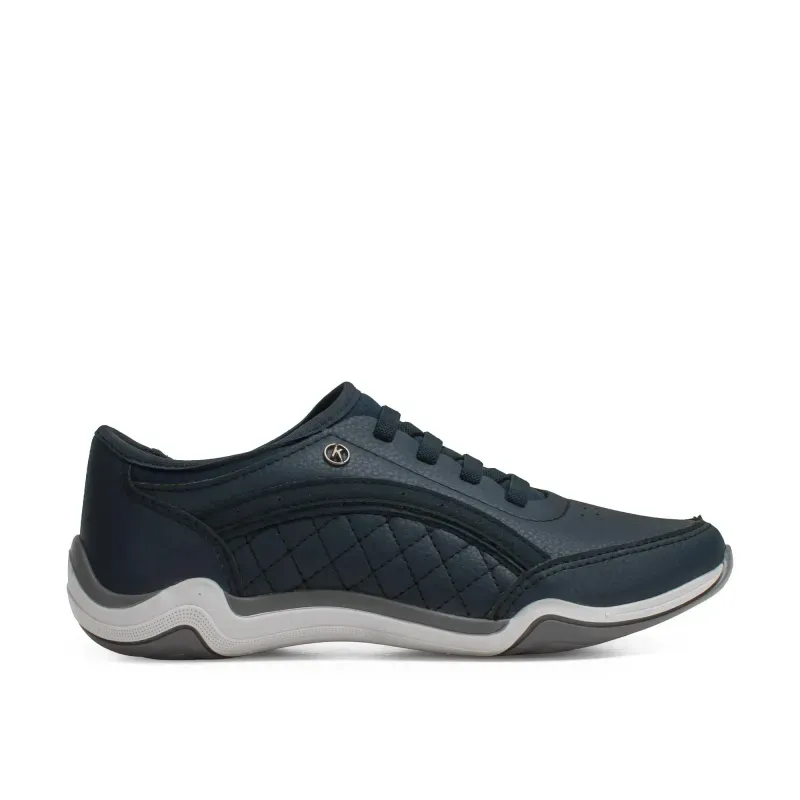 Tênis Kolosh Feminino Calce Fácil Azul Marinho Casual 37