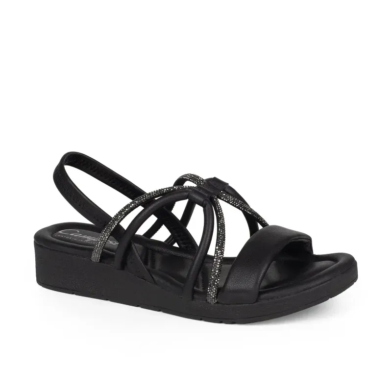 Sandália Campesi Flatform Feminina Preta 40