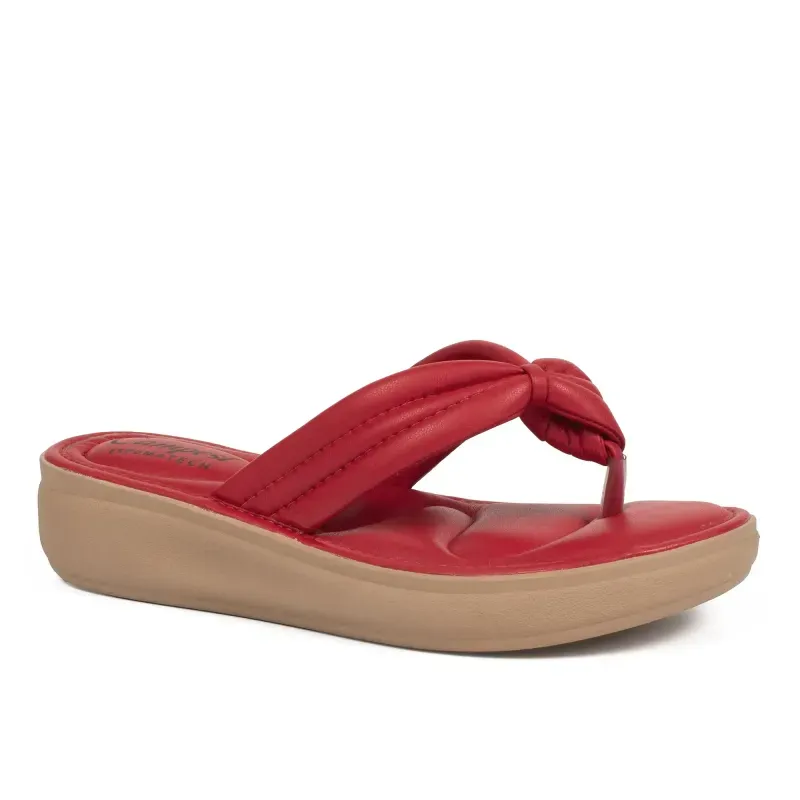 Tamanco Campesí Anabela Vermelho 37