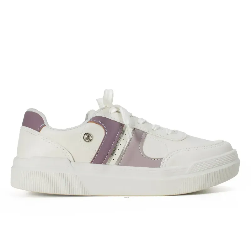 Tênis Kolosh Casual Branco e Lilás 37