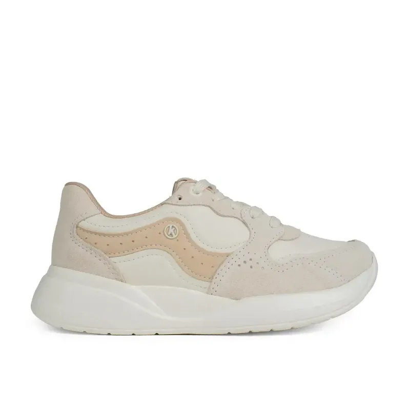 Tênis Kolosh Jogging Feminino Bege Urbano 38