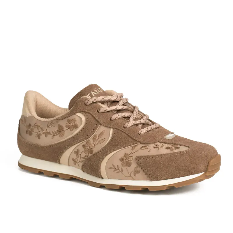 Tênis Tanara Casual Feminino Marrom 34