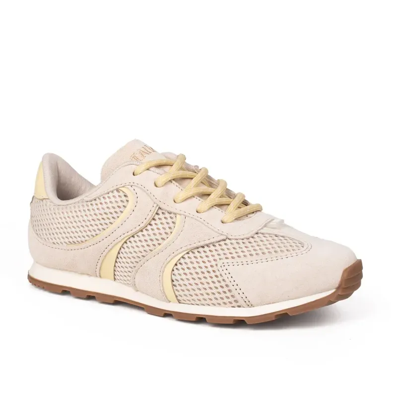 Tênis Tanara Casual Feminino Bege 39