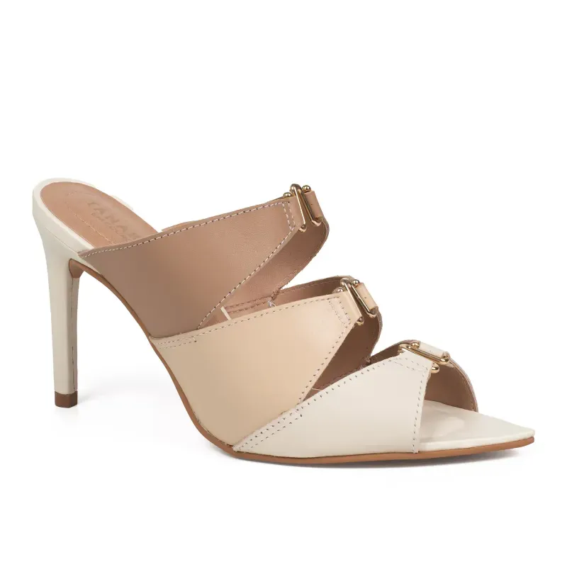 Tamanco Tanara Salto Fino Feminino Multicolor 38