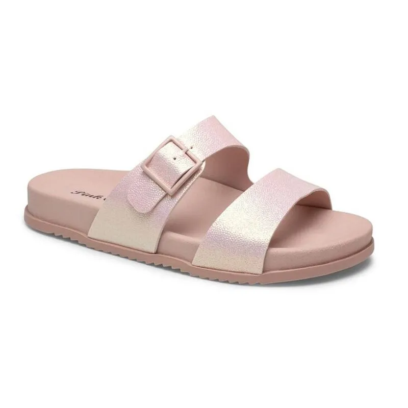 Rasteira Papete Pink Cats Infantil Nude Rosado 28