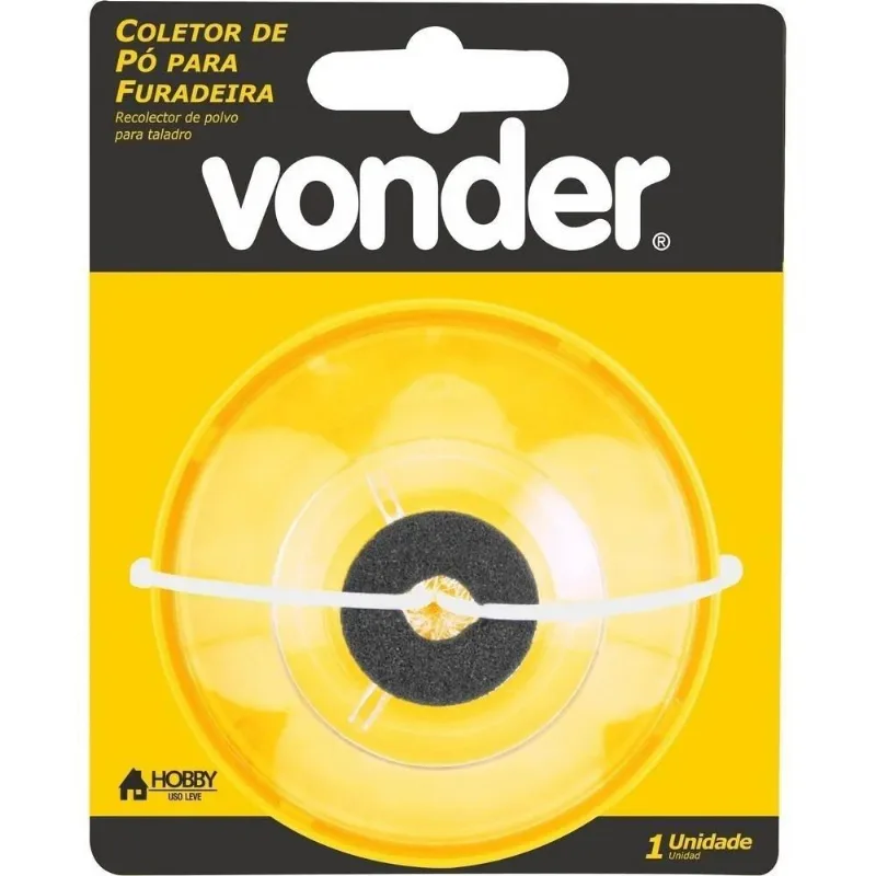 5x Coletor De Pó Poeira Para Furadeira Manual Vonder