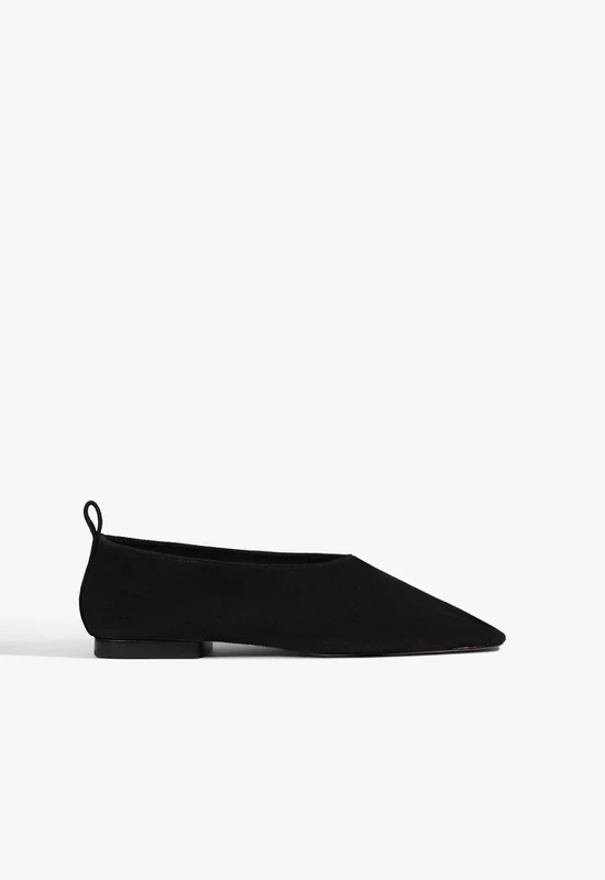 Hadley Suede Ballet Flat 9.5 / Black / Suede